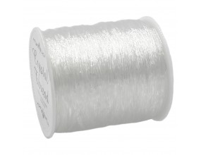 Gumka silikonowa do bransoletek 0,8mm przezroczysta