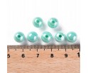 Koraliki Akrylowe Kule Kulki Opalizujące 8mm 20szt