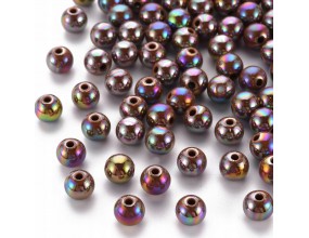 Koraliki Akrylowe Kule Kulki Opalizujące 8mm 20szt