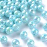 Koraliki Akrylowe Kule Kulki Opalizujące 8mm 20szt