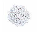 Koraliki Drewniane do Biżuterii Kula Drewno Białe 6mm 50szt