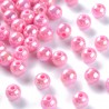 Koraliki Akrylowe Kule Kulki Opalizujące 8mm 20szt