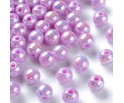 Koraliki Akrylowe Kule Kulki Opalizujące 8mm 20szt