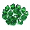 Koraliki Szlifowane Diamenciki 8mm 20szt Zielone C