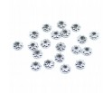 Przekładki Kwiatki Koraliki Akrylowe 6x3mm 20szt