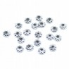 Przekładki Kwiatki Koraliki Akrylowe 6x3mm 20szt