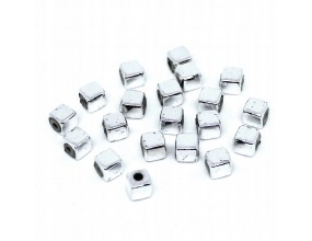 Przekładka Kostka Koraliki Akryl 4x4mm 20szt
