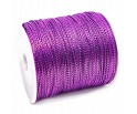 Sznurek Nylonowy Metalizowany 1mm 2m Fioletowy