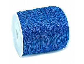 Sznurek Nylonowy Metalizowany 1mm 5m Niebieski