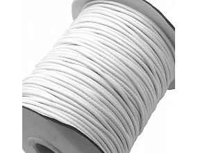 SZNUREK JUBILERSKI POWLEKANY SNAKE 2mm 2m BIAŁY