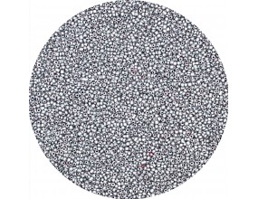 KORALIKI MROŻONE SZNUR 8mm SZKLANE 52szt mleczne