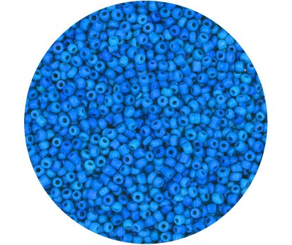 KORALIKI MROŻONE SZNUR 8mm SZKLANE 52szt mleczne