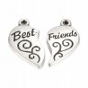 Zawieszka dla Przyjaciół Serce BEST FRIENDS zestaw PREZENT NA WALENTYNKI