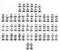 Koraliki Literki 6mm ALFABET A-Z po 20szt ZESTAW