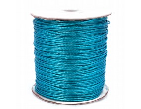 SZNUREK JUBILERSKI POWLEKANY SNAKE 1,5mm 2m MORSKI