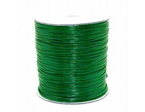 SZNUREK JUBILERSKI POWLEKANY 1,5mm 2m ZIELONY CIEM