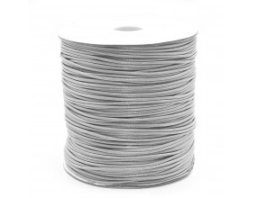 SZNUREK JUBILERSKI POWLEKANY 1,5mm 2m SZARY JASNY