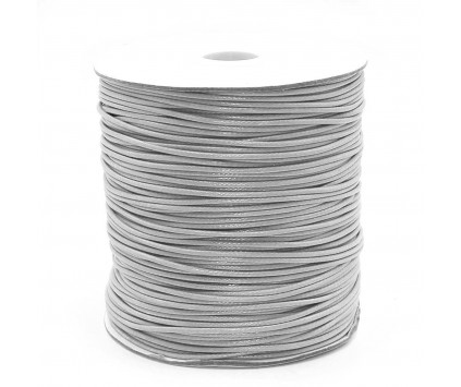 SZNUREK JUBILERSKI POWLEKANY 1,5mm 2m SZARY JASNY