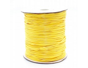 SZNUREK JUBILERSKI POWLEKANY SNAKE 1,5mm 2m ŻÓŁTY