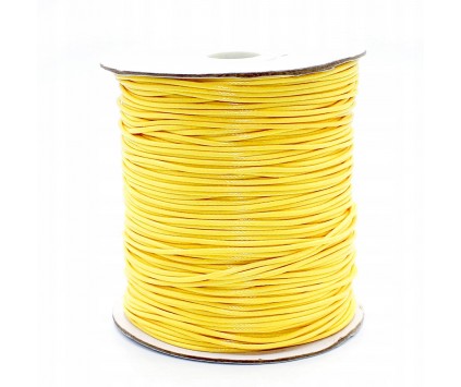 SZNUREK JUBILERSKI POWLEKANY SNAKE 1,5mm 2m ŻÓŁTY