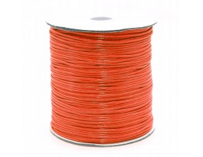 SZNUREK JUBILERSKI POWLEKANY 1,5mm 2m POMARAŃCZ C.
