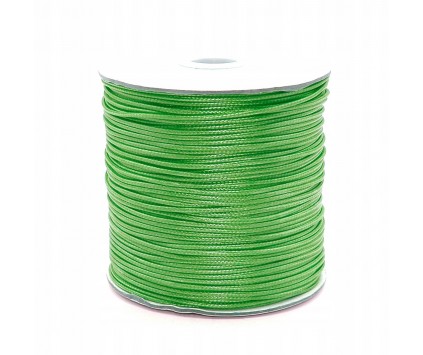 SZNUREK JUBILERSKI POWLEKANY 1,5mm 2m ZIELONY