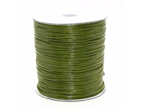 SZNUREK JUBILERSKI POWLEKANY 1,5mm 2m OLIWKOWY