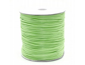 SZNUREK JUBILERSKI POWLEKANY 1,5mm 2m ZIELONY JAS.