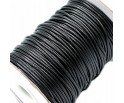 SZNUREK JUBILERSKI POWLEKANY SNAKE 2mm 2m CZARNY