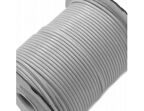 SZNUREK JUBILERSKI POWLEKANY SNAKE 2mm 2m SZARY J.