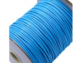 SZNUREK JUBILERSKI POWLEKANY SNAKE 2mm 2m BŁĘKITNY