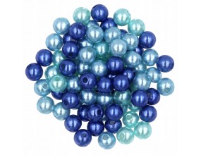 Koraliki Perły Perełki Akrylowe 6mm 100szt mix