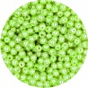 PERŁA PERŁY PEREŁKI SZKLANE 4mm 50szt limonkowy