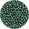 PERŁA PERŁY PEREŁKI SZKLANE 4mm 50szt zielony ciem