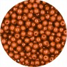 PERŁA PERŁY PEREŁKI SZKLANE 4mm 50szt miedziany