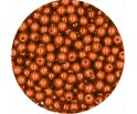 PERŁA PERŁY PEREŁKI SZKLANE 4mm 50szt miedziany