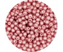PERŁA PERŁY PEREŁKI SZKLANE 4mm 50szt beżowy