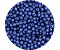 PERŁA PERŁY PEREŁKI SZKLANE 4mm 50szt granatowe