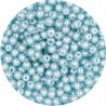 PERŁA PERŁY PEREŁKI SZKLANE 4mm 50sztuk gołębi
