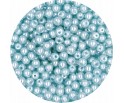 PERŁA PERŁY PEREŁKI SZKLANE 4mm 50sztuk gołębi