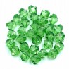Koraliki Szlifowane Diamenciki 6mm 30szt Zielone