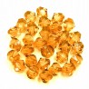 Koraliki Szlifowane Diamenciki 6mm 30szt Pomarańcz