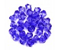 Koraliki Szlifowane Diamenciki 6mm 30szt Granatowe