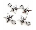 Zawieszka Akrylowa Charms Gwiazdka 12x15mm 6sztuk