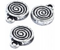 Zawieszka Akrylowa Charms Wir Kółko 13x10mm 6sztuk