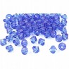 Koraliki Szlifowane Diamenciki 8mm 20szt Niebieski