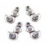 ZAWIESZKA AKRYLOWA CHARMS KACZKA 15x9mm 8sztuk