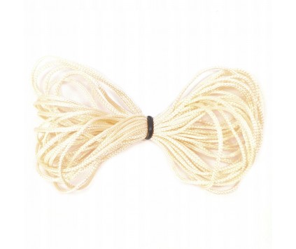 SZNUREK DO SHAMBALLA NYLONOWY 4m TOPLIWY ECRU