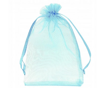 ORGANZA WORECZEK Z ORGANZY 14x9 ŚWIĘTA 1szt BŁĘKIT