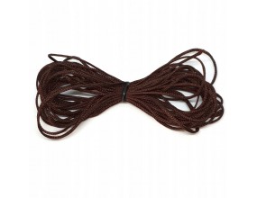 SZNUREK DO SHAMBALLA NYLONOWY 4m TOPLIWY BRĄZOWY